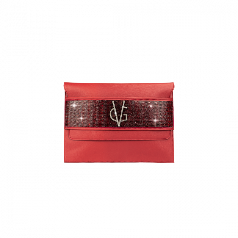 PICCOLE DIFETTOSITA' - VG Clutch con cristalli rubino