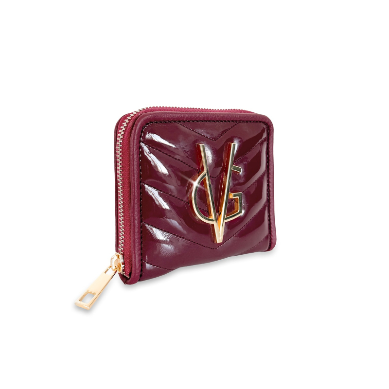 VG Portafoglio quadrato lucido Red Cherry Chevron
