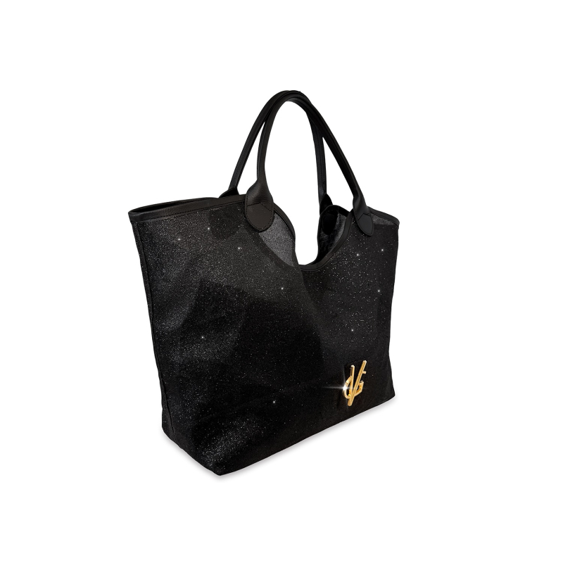 VG Shopper rafia nera