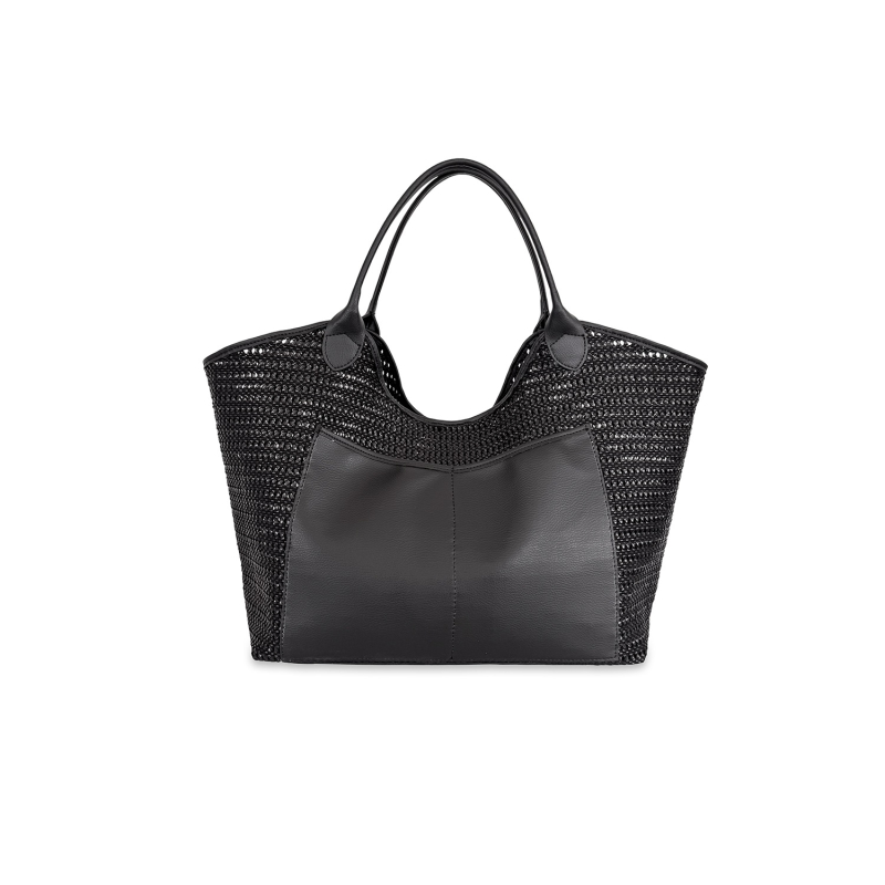 VG Shopper rafia nera