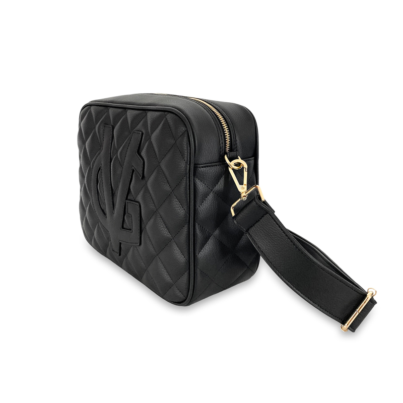 VG Shoulder Bag Quilted Black