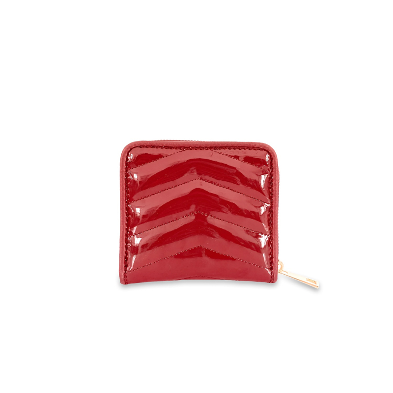 VG Portafoglio quadrato lucido True Red Chevron