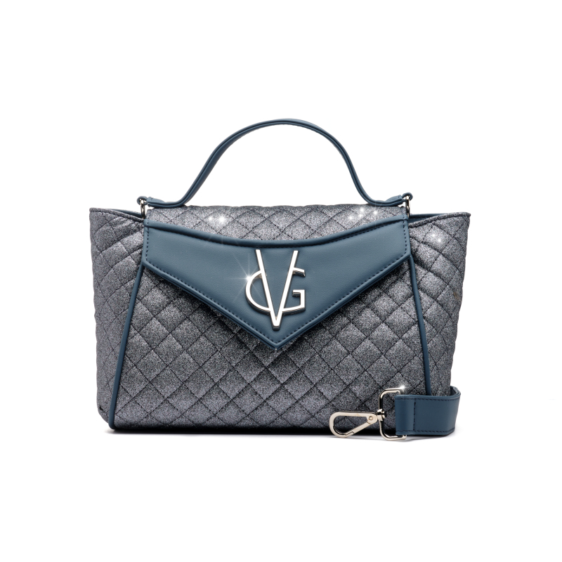 VG Colibri - Sac à main petit glitter mince indigo