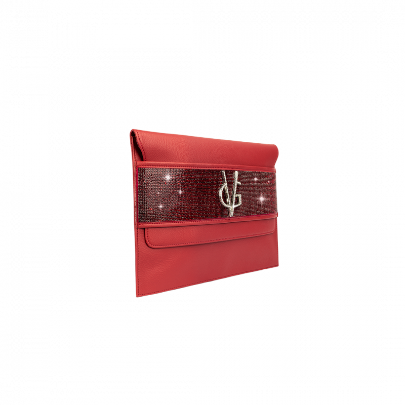 PICCOLE DIFETTOSITA' - VG Clutch con cristalli rubino