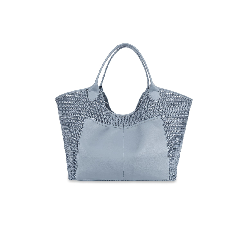 VG Shopper  rafia celeste