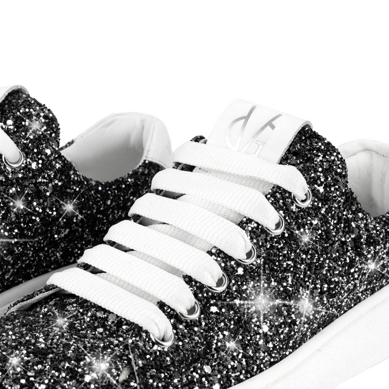 VG Baskets glitter gris