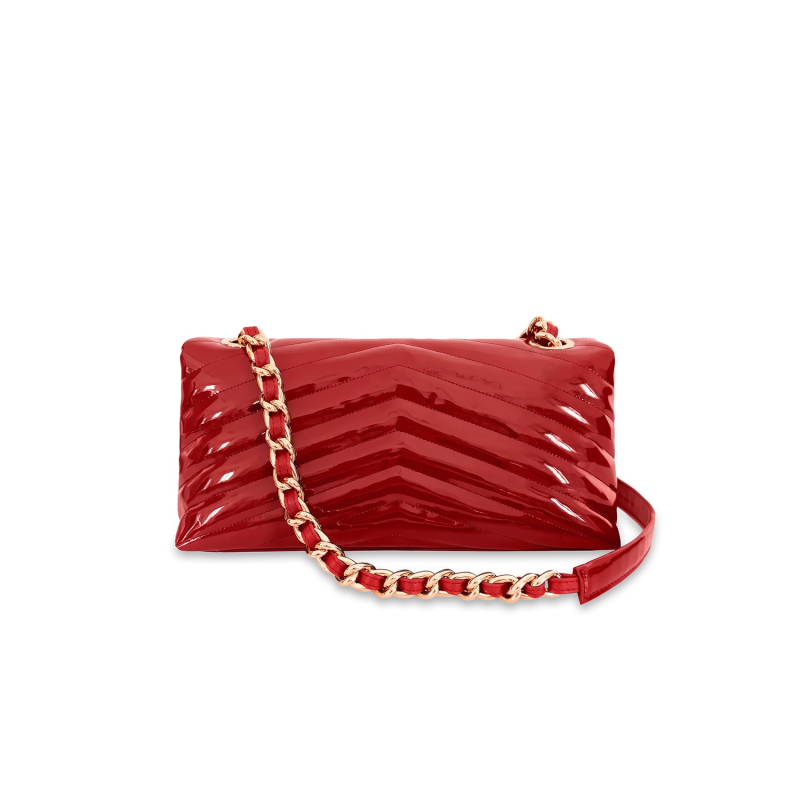 VG VBAG -Baguette lucida True Red Chevron