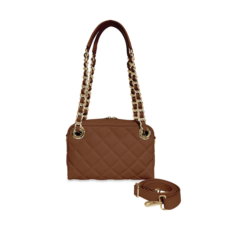 VG Valentine Bonheur piccola - Borsa a spalla cuoio & cristalli