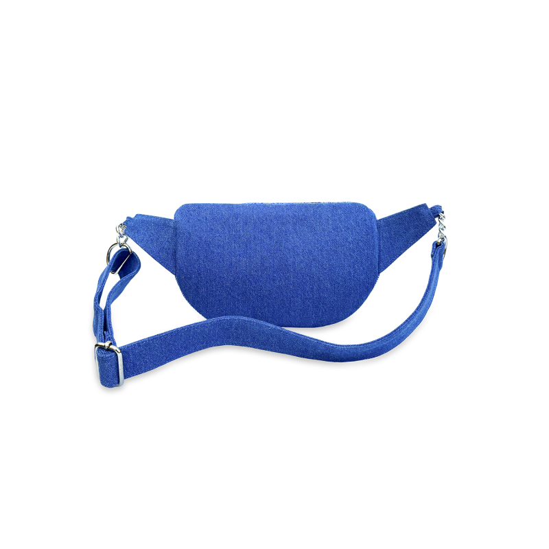 VG It's Boy - Marsupio denim borchie & cristalli
