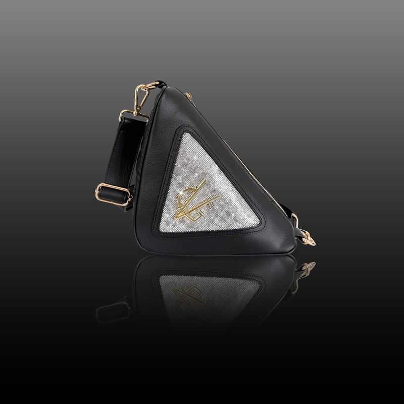 VG Triangolo nero & cristalli crystal