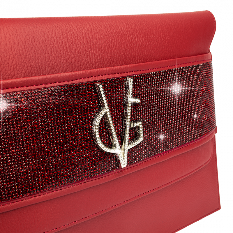 PICCOLE DIFETTOSITA' - VG Clutch con cristalli rubino