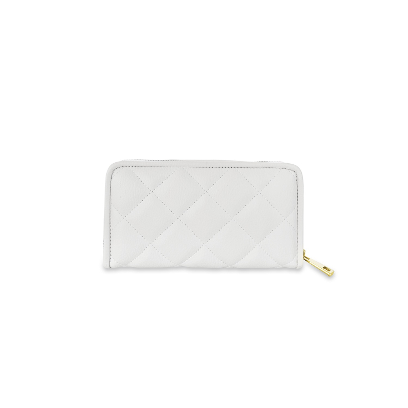 VG Portafoglio trapuntato bianco camelia