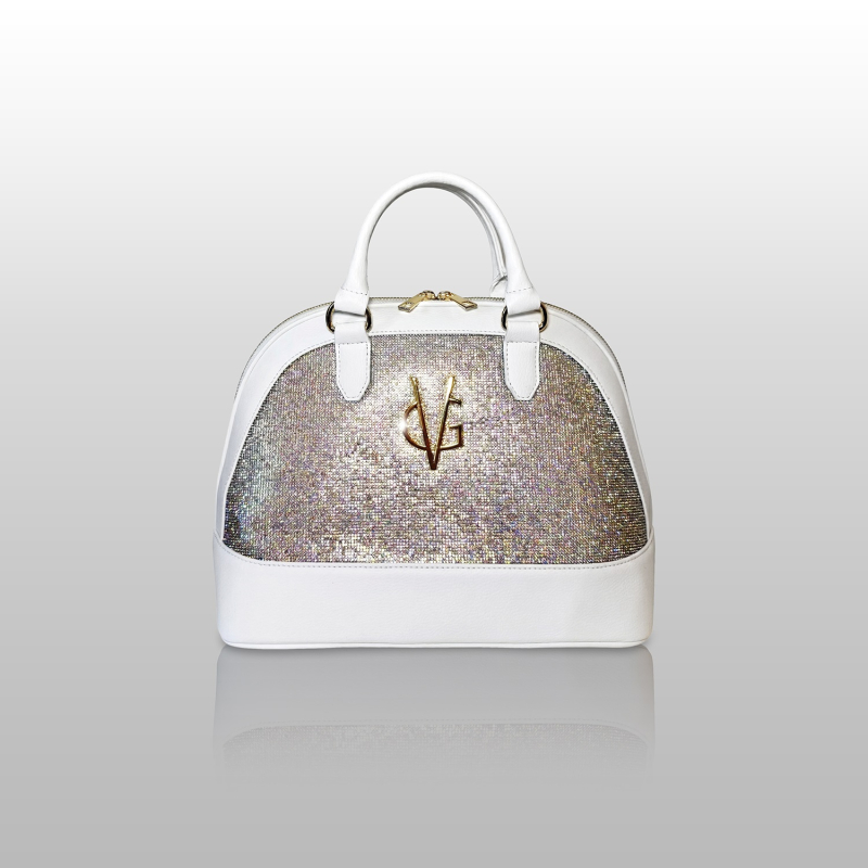 VG Bugatti grande bianco camelia & cristalli