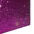 ❤️VG Purple pouf & glitter