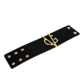 VG bracciale nero & logo gold