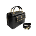 Wonderful Christmas -  Bauletto saffiano medio nero