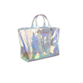 VG MIRAGE COLLECTION - Borsa trasparente & glitter argento