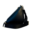 VG borsa triangolo a tracolla nero & cristalli