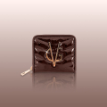 VG Portafoglio quadrato lucido  Chocolate Bown Chevron