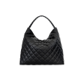 VG  Shopper bag trapuntata nera & borchie