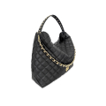 VG  Shopper bag trapuntata nera & borchie