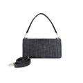 VG Crystal Rock - Baguette denim black borchie & cristalli
