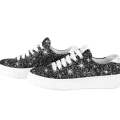 VG Baskets glitter gris