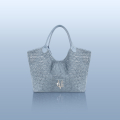 VG Shopper  rafia celeste