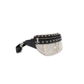 VG Crystal Rock - Marsupio denim black borchie & cristalli