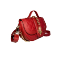 VG - Chic matelassé  borsa a tracolla bordeaux