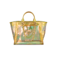 VG MIRAGE COLLECTION - Borsa trasparente & glitter oro