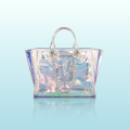 VG MIRAGE COLLECTION - Borsa trasparente & glitter argento