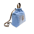 VG Riviera Shine - Zaino jeans borchie & cristalli