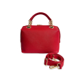 Wonderful Christmas -  Bauletto saffiano medio rosso