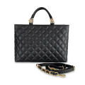 VG Large black quilted bag