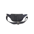 VG Crystal Rock - Marsupio denim black borchie & cristalli