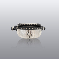 VG Crystal Rock - Marsupio denim black borchie & cristalli
