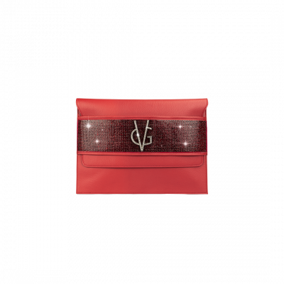 SMALL DEFECTS - VG Clutch with ruby ​​crystals