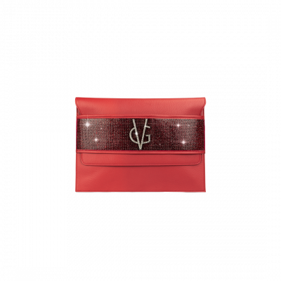 PETITE DÉFECTUEUSE  - VG Pochette avec cristaux de rubis