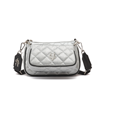 VG-Double trouble-Borse a tracolla argento & glitter