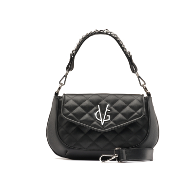 VG Joy - Black quilted baguette bag