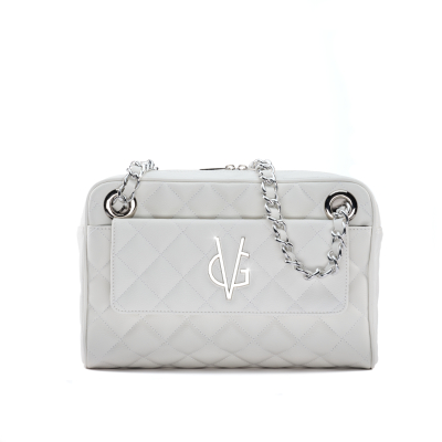 VG VALENTINE BONHEUR GRANDE - Borsa a spalla bianca