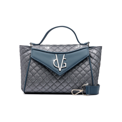 VG Colibrì - Borsa a mano piccola glitter sottile indaco