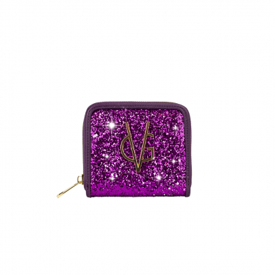 ❤️VG Glitter purple square wallet