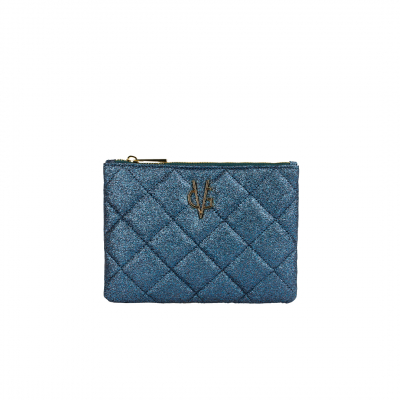 Vg Quilted glitter teal  sachet