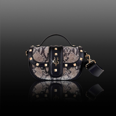 VG  Wild Collection - Borsa piccola in cristalli pitonati