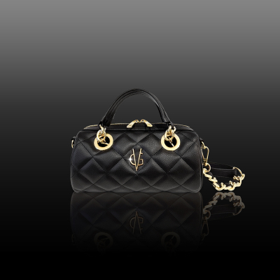 VG Borsa Mini Bowling trapuntata nera