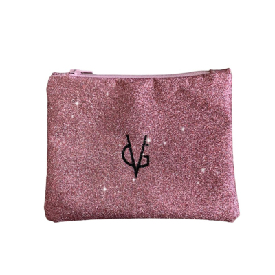 VG mini bustina glitter rosa