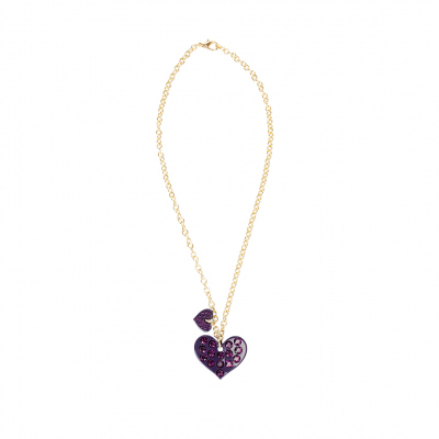❤️ VG Love-her!Purple heart necklace