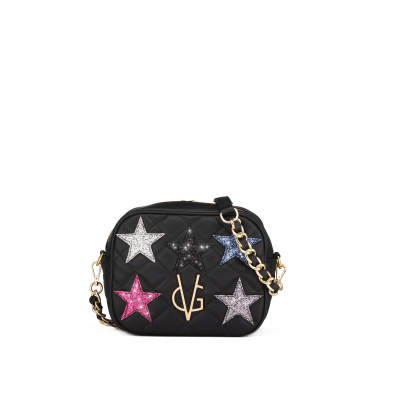 VG Stardust-Black medium bag & stars multicolor Cosmic Dust